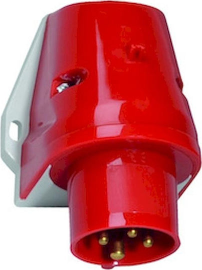 Geyer Male Industrial Socket Socket Adapter 4x32A 400V IP44 24330