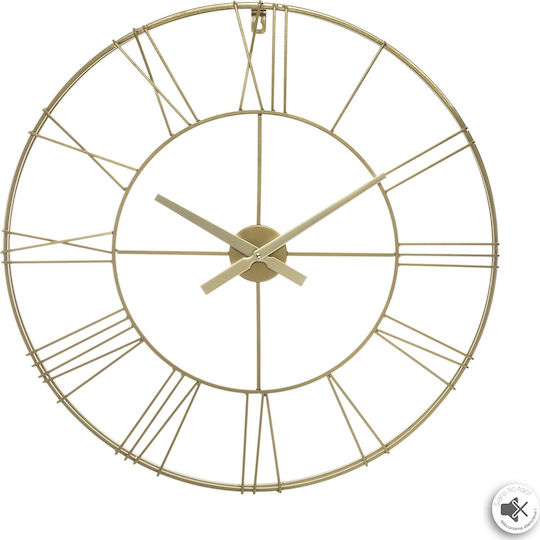 Atmosphera Rallies Cason 3D Leise Antike Wanduhr Metallisch Gold Ø70cm Atmosphera Rallies Cason 3D Leise Antike Wanduhr Metallisch Gold Ø70cm
