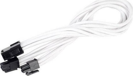 Silverstone 8-Pin EPS - 4 Pin EPS Cable 0.3m Μαύρο PP07-EPS8W SST-PP07-EPS8W