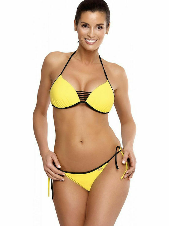 Marko Janette M-547 Set Bikini Με Ενίσχυση Κίτρινο