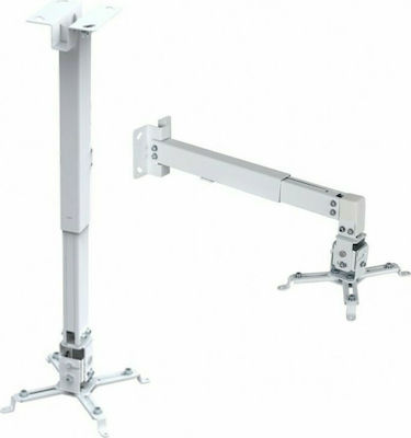 Conceptum PRB-2 Dual Projector Wall Mount with Maximum Load 15kg White