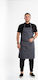 Horecabar Ποδιά Chefkoch Ganzkörper Gray