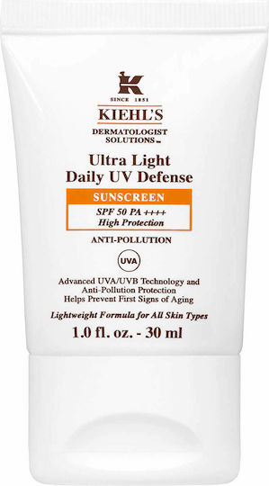 Kiehl's Ultra Light Daily UV Defense Sunscreen Cream Face SPF50 30ml