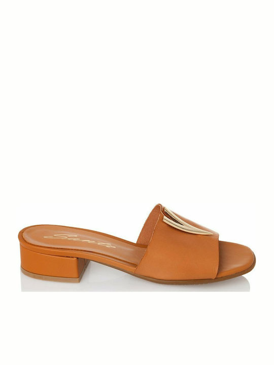 Sante Leder Sandalen Tabac Braun