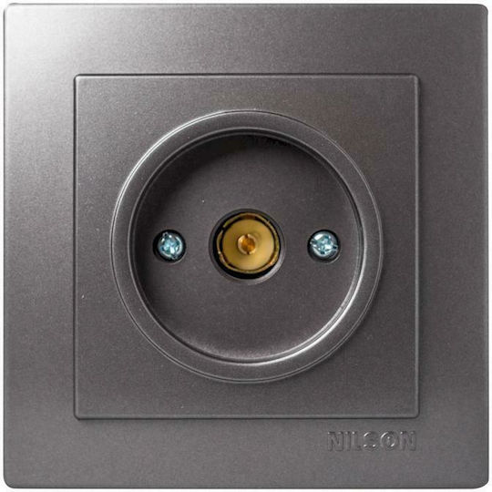 Nilson TV-Buchse Antenne in Gray Farbe 24161028