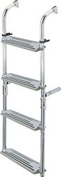 Lalizas 3 Steps Folding Boat Ladder Σκάλα Inox 316 Αναδιπλoύμενη 90⁰ 3 Σκαλιά