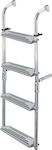 Lalizas 3 Steps Folding Boat Ladder Σκάλα Inox 316 Αναδιπλoύμενη 90⁰ 3 Σκαλιά