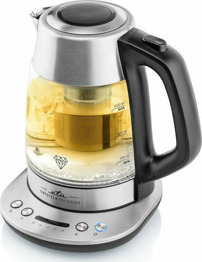 ETA Crystela Premium Kettle 1.5lt 2200W Silver