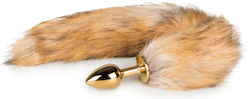 Easytoys Fox Tail Plug No 1 Anal Plug Gold