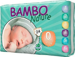 Bambo Nature Nature Premature No. 0 για 1-3kg 144τμχ Bambo Nature Nature Premature No. 0 για 1-3kg 144τμχ
