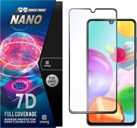 Crong 7D Nano Flexible Full Face Tempered Glass (Realme C11) CRG-7DNANO-RLMC11