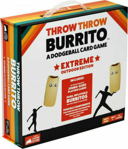 Board Game Throw Throw Burrito: Extreme Outdoor Edition for 2-6 Players 7+ Years Old (EN) Exploding Kittens