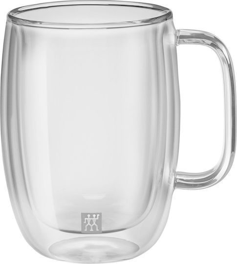Zwilling J.A. Henckels Glass Transparent Mug 450ml (Personalized) 2 Pieces