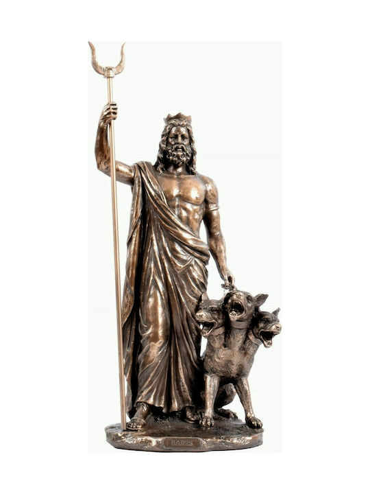 Hades-Statue (Elektrolyse von Bronze Veronese 32,5cm)