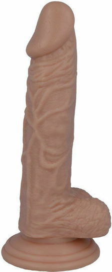 Intense Mr Intense Realistic Cock 11 Ρεαλιστικό Dildo με Όρχεις και Βεντούζα Flesh 18cm