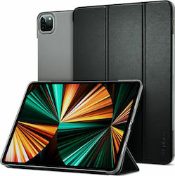 Spigen Smart Fold Flip Cover Synthetic Leather / Silicone Black (iPad Pro 2021 12.9") ACS02882