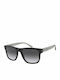 Emporio Armani Men's Sunglasses with Black Plastic Frame and Black Gradient Lens EA4163 58758G