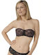 Triumph Amourette Charm Strapless Bra without Padding Underwire Black