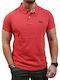 Superdry Classic Pique Ανδρικό T-shirt Polo Κόκκινο