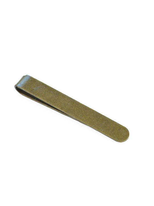 Brass tie clip