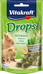 Vitakraft Drops Parsley Treat with Parsley for Guinea Pig, Rabbit, Squirrel and Hamster 75gr