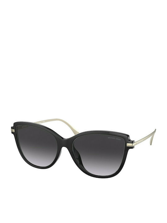 Michael Kors Women's Sunglasses with Black Plastic Frame and Black Gradient Lens MK2130U 33328G