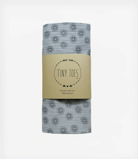 Tiny Toes Sunny Σελτεδάκι από Μουσελίνα Γκρι 65x65εκ.