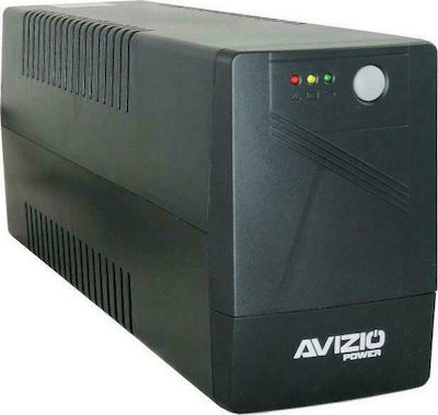 A-LAN Alantec UPS Line-Interactive 1000VA 600W με 2 Schuko Πρίζες