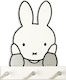 Miffy MIffy Cuiere pentru Copii Multi Hook Lemn Albă 30εκ. 1buc