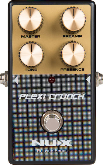 NUX Plexi Crunch Pedals Effect Distortion Electric Guitar and Electric Bass