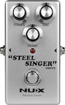 NUX Steel Singer Drive SSD-10 Pedals Effect Over­drive Electric Guitar and Electric Bass