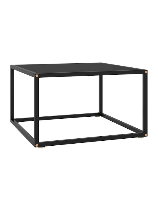 Quadratischer Zentraler Kaffeetisch Aus Glas Sc...