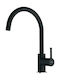 Franke Lina Standard Tall Kitchen Faucet Counter Onyx