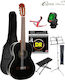 Cuenca Κλασική Κιθάρα 4/4 No 10 Bundle Black