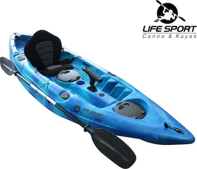 Life Sport Happiness VK-07 Πλαστικό Kayak Θαλάσσης 3 Ατόμων Μπλε