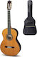 Cuenca Klassisch Gitarre 4/4 50-R mit Etui Natü...