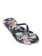 Classic Vintage Women's Flip Flops Navy Blue
