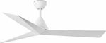 Faro Barcelona Samos Smart 33729WP Ventilator de Tavan 132cm cu WiFi și Telecomandă Matt White