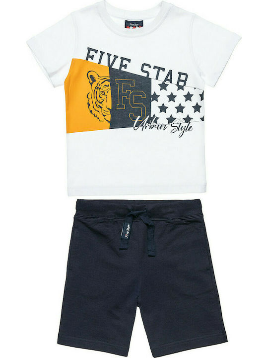 Alouette Kinder Set mit Shorts Sommer 2Stück Weiß