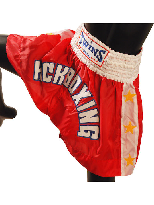 Twins Special Men's Kick/Thai Boxing Shorts Red