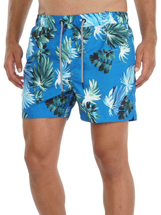Superdry Ανδρικό Μαγιό Σορτς Μπλε Floral