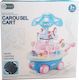 Zita Toys Push Along Carousel with Music and Light for 36++ Months (Various Designs/Assortments of Designs) 1pc