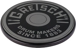 Gretsch Practice Pad 12" Round Badge Practice Pad Grey Gretsch Practice Pad 12" Round Badge Practice Pad Grey