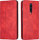 Bodycell Synthetic Leather Book Red (OnePlus 8)