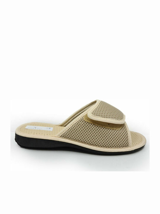 Lazar & Luca Anatomische Damen Hausschuhe Beige