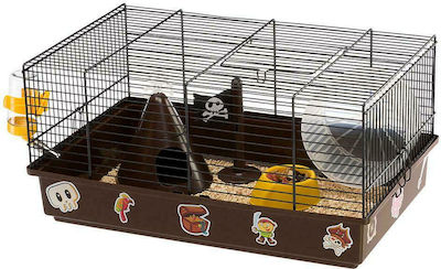 Ferplast Criceti 9 Pirates Nagetierkäfig Hamsterkäfig 46x29,5x23cm. 46x29.5x23cm 57009061