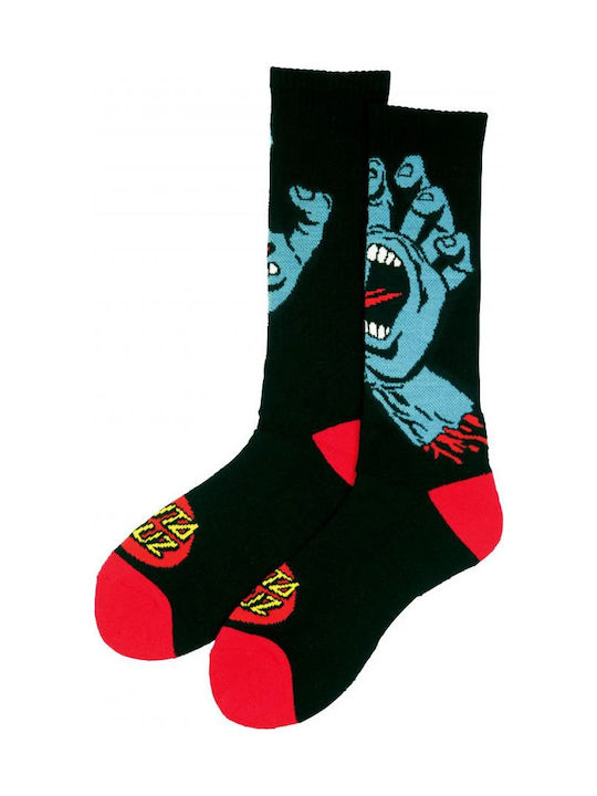 Santa Cruz Patterned Socks Black