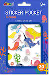 Avenir Stickers Sticker Pocket Ocean for Children 3+ Years