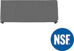 Regal Compact Kunststoff NSF Regal geeignet für Lebensmittel einfrieren 1220M x 455B mm SET VON 4 STÜCK c372527