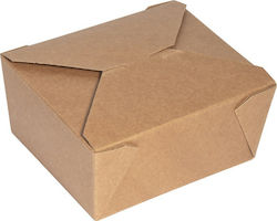 RoisBros Disposable Food Paper Box Kraft 11x9x6cm 300pcs P009062